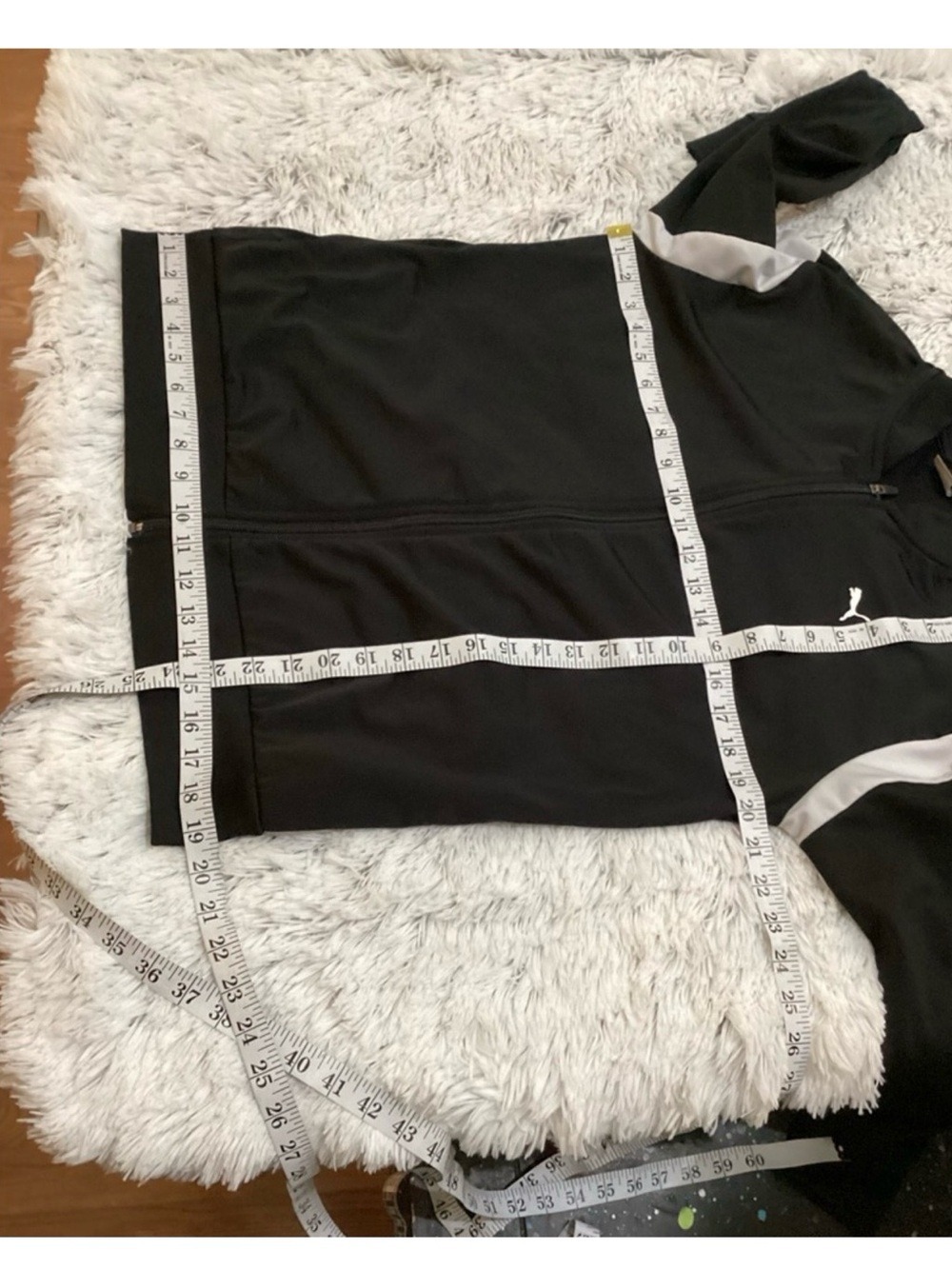 Puma Black Full Zip Track Jacket Women’s Size XL Athletic Activewear Jacket - Picture 10 of 14
